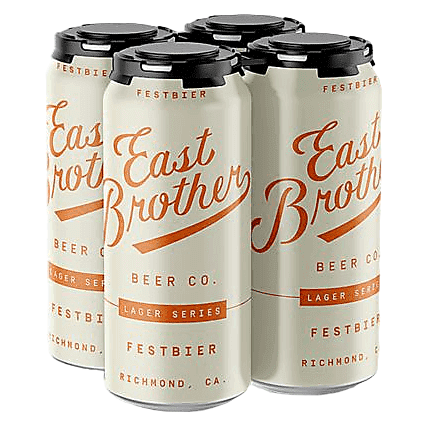 East Brother Beer Co. Lager Series - Festbier 4pk 16oz Can