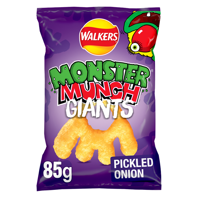 Walkers Monster Munch Giants Pickled Onion, 85g