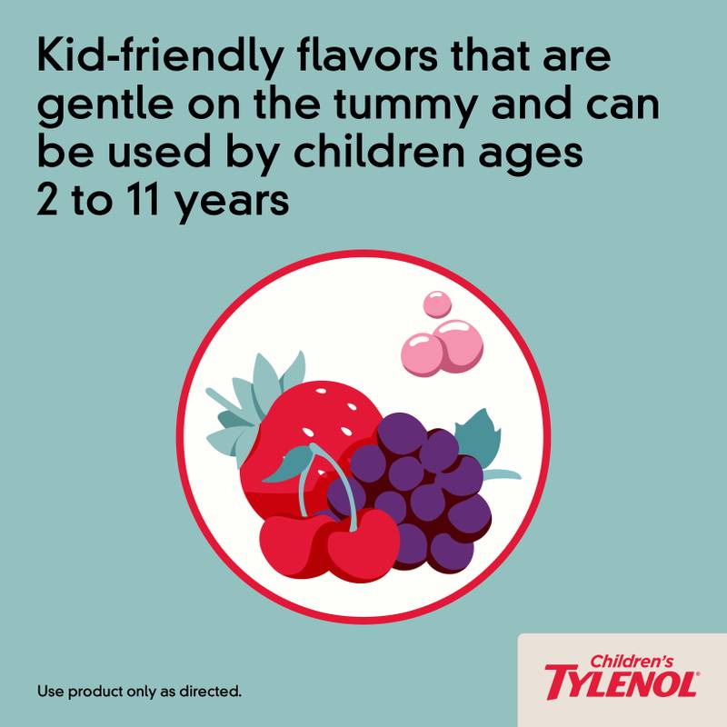 Tylenol Children's Pain Reliever & Fever Reducer Grape Liquid 4oz