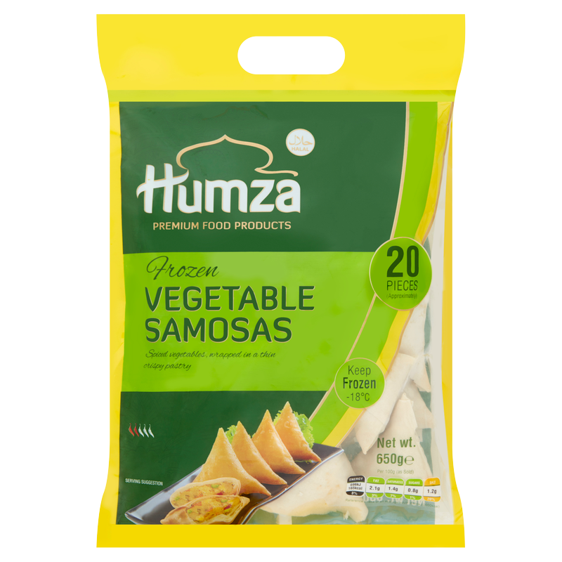 Humza 20 Vegetable Samosa, 650g