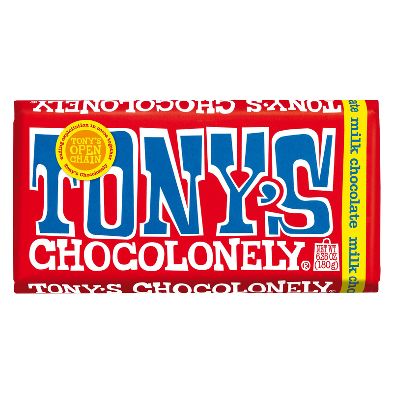 Tony's Chocolonely 32% Milk Chocolate Bar 6.35oz