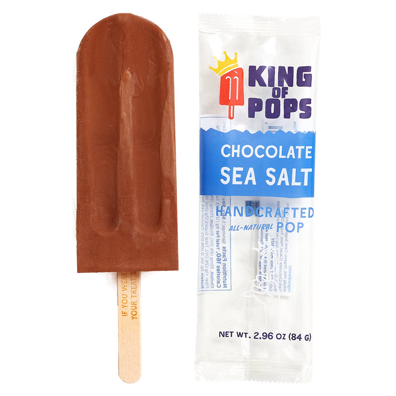 King of Pops Chocolate Sea Salt Pop 3oz