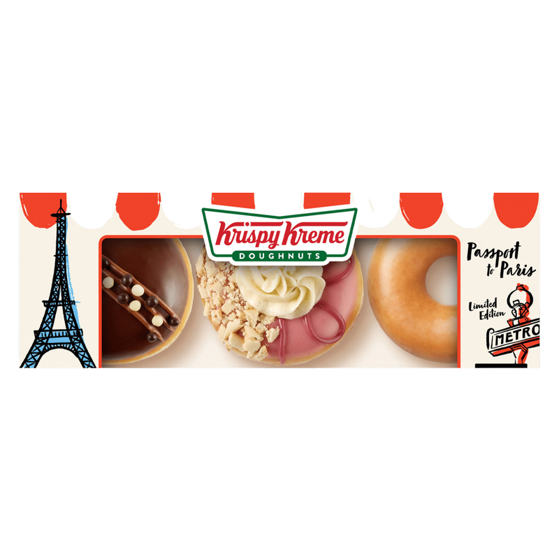 Krispy Kreme Limited Edition - Passport to Paris, 3pcs