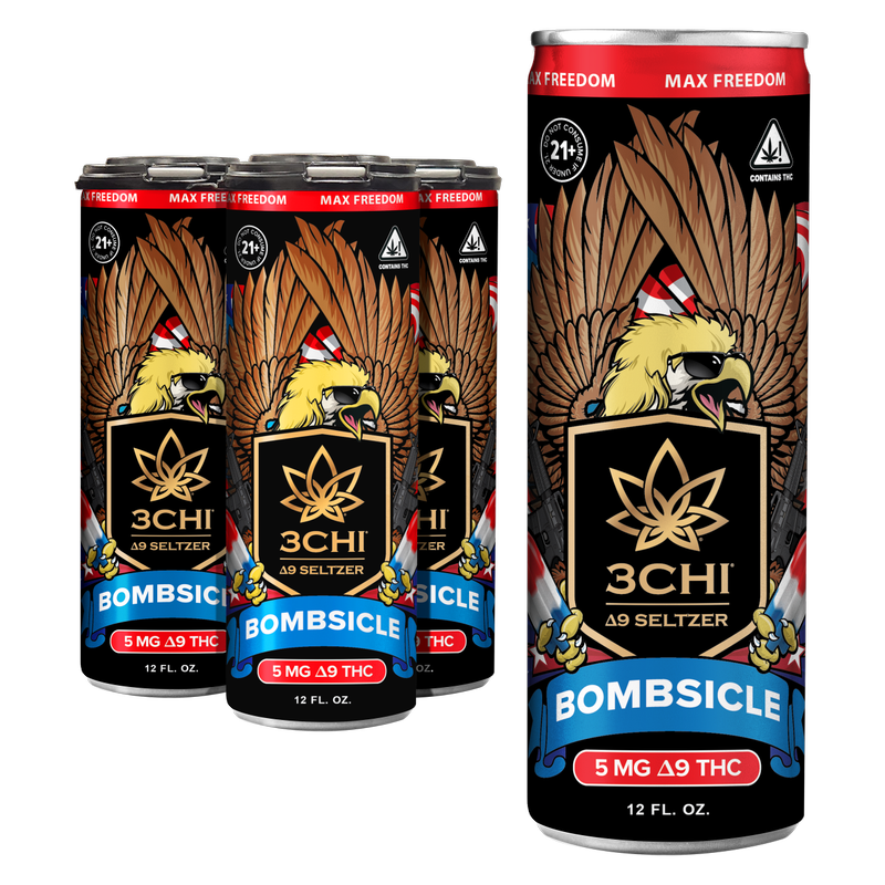 3 Chi 5mg THC Bombsicle Drink 4pk 12oz Can
