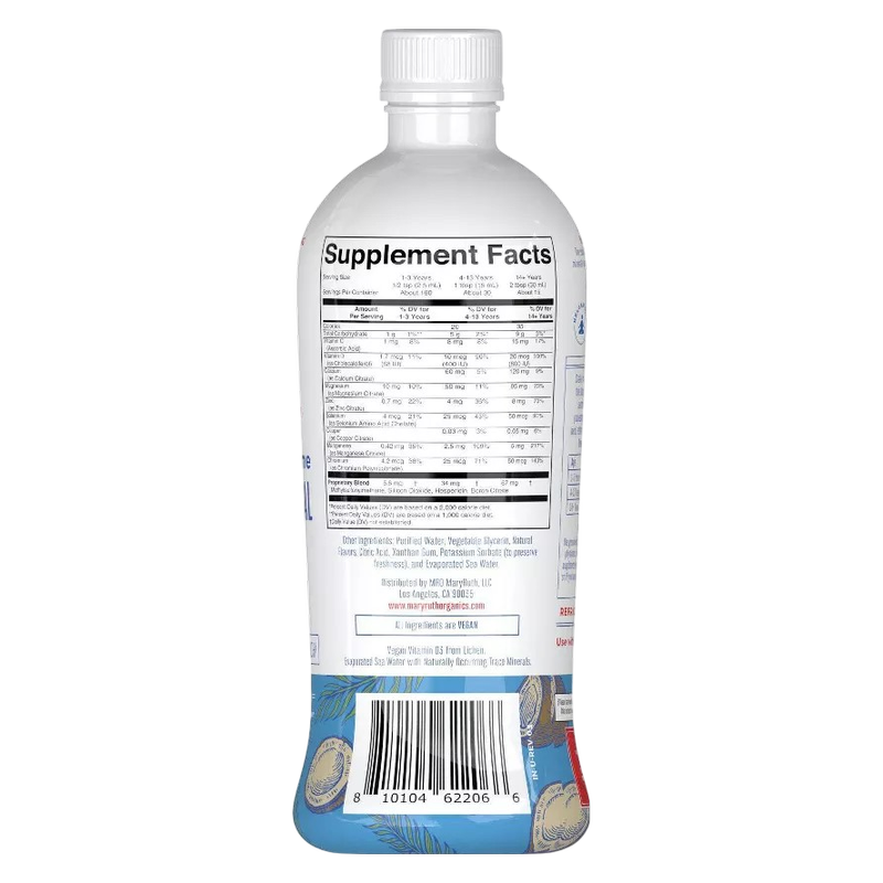 MaryRuth's Liquid Nighttime Multimineral Coconut Supplement, 15.22oz