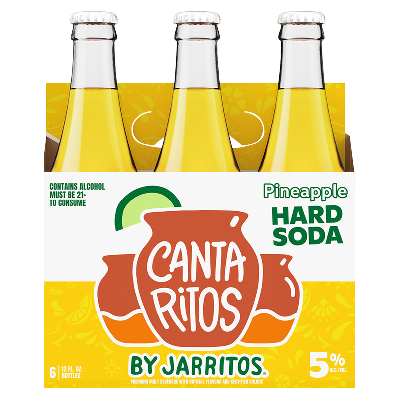 Cantaritos Hard Pineapple 6pk 12oz Btl 5% ABV