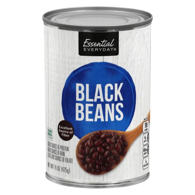 Essential Everyday Black Beans, 15oz. 