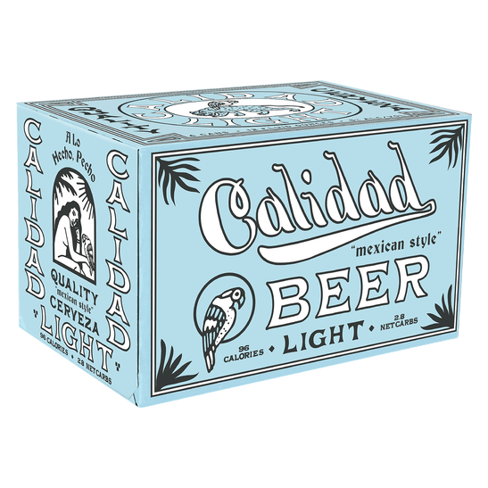 Calidad Mexican Light Lager 6pk 12oz Can 4% ABV