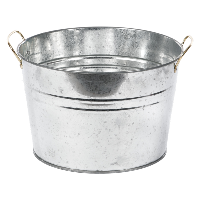 Round Tin Bucket