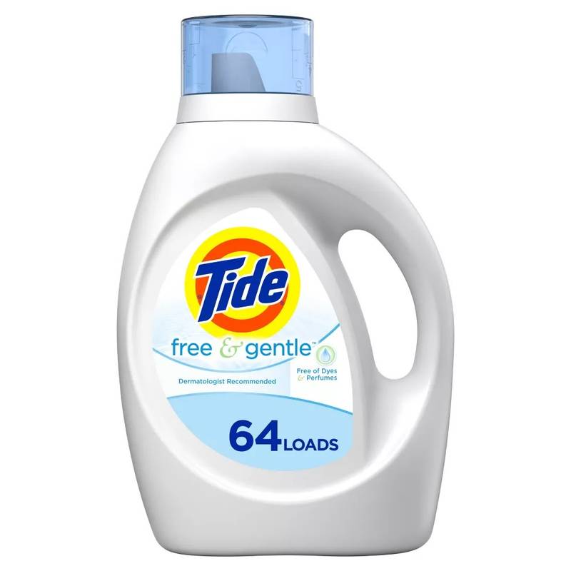 Tide Free & Gentle Liquid Laundry Detergent 84 fl oz