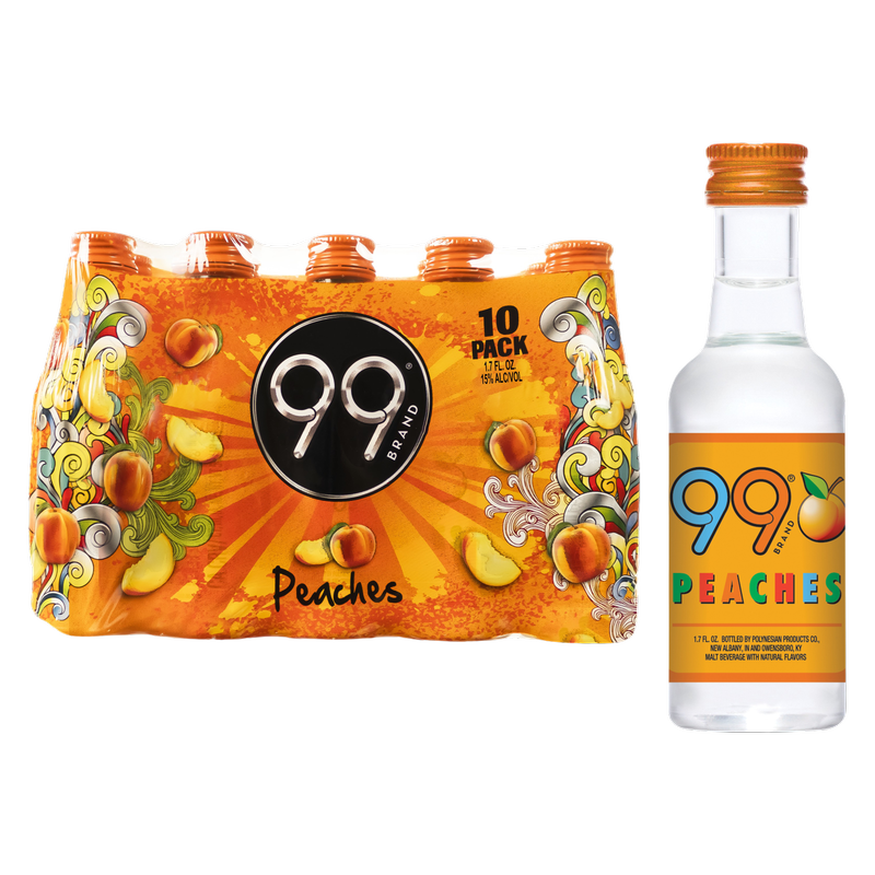 99 Peach Malt 50ml 10pk (30 proof)