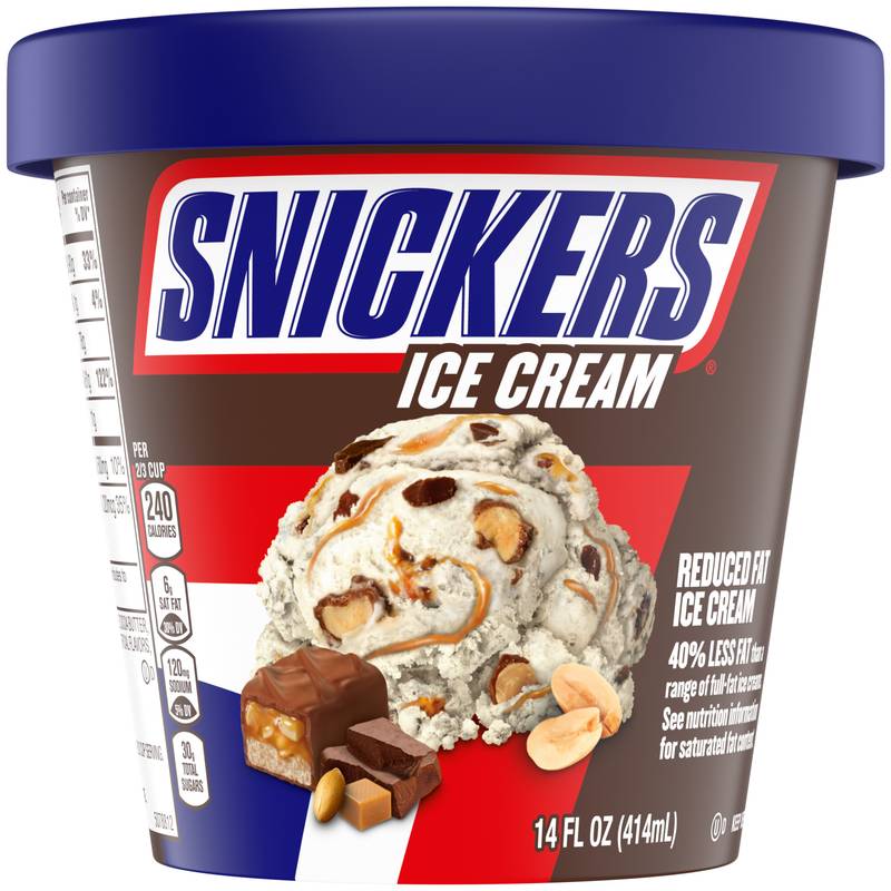 Snickers Ice Cream Pint, 14 oz