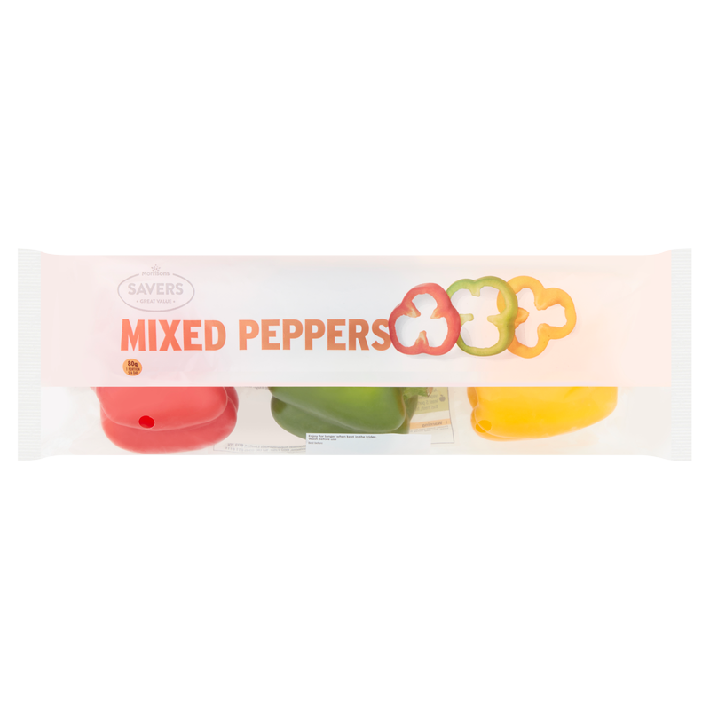 Morrisons Savers Salad Peppers, 3pcs