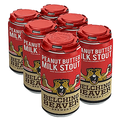 Belching Beaver Peanut Butter Milk Stout 6pk 12oz Can