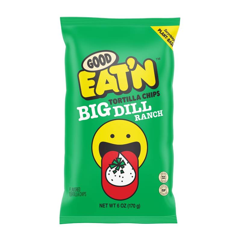 Good Eat'n Big Dill Ranch Tortilla Chips, 6oz