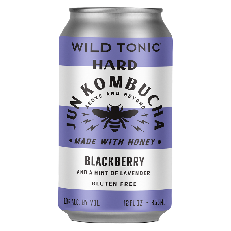 Wild Tonic Hard Kombucha Variety Pack 4pk 12oz Can 8.0% ABV