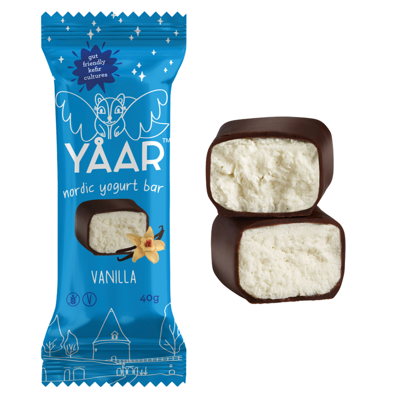 YAAR Vanilla Nordic Yogurt Bar, 4 x 40g