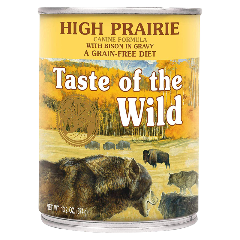Taste of the Wild High Prairie Canned Wet Dog Food 13.2oz