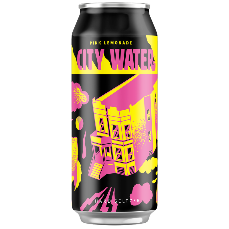 City Water Pink Lemonade Hard Seltzer 4pk 16oz Can 5% ABV