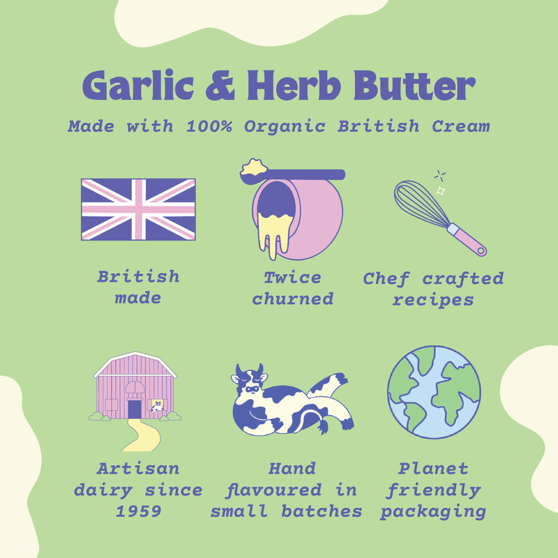 All Things Butter Garlic & Herb Butter, 125g