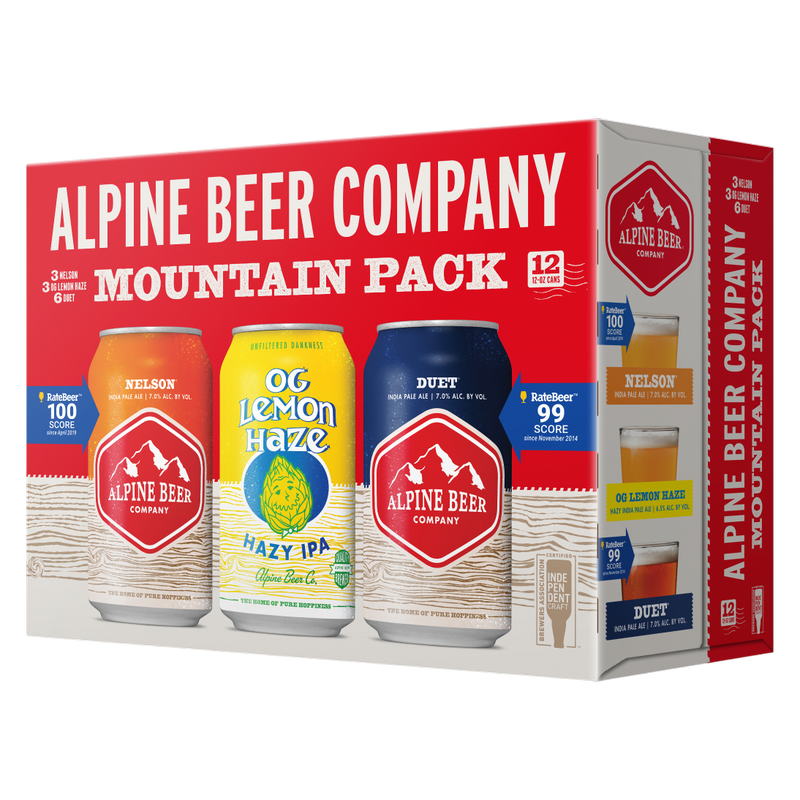 Alpine Beer Co. Mountain Pack Variety (12PKC 12 OZ)