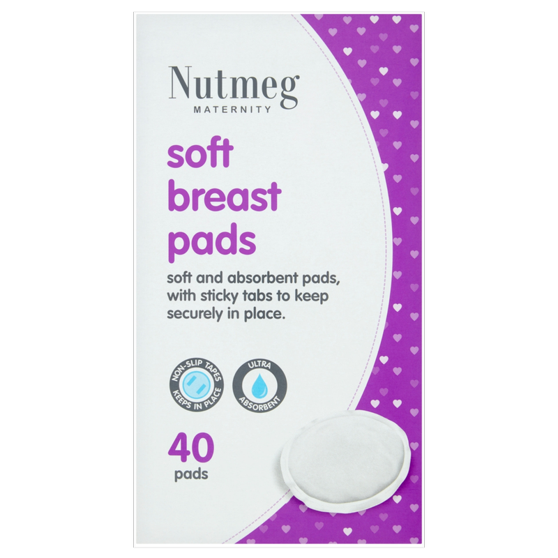 Nutmeg Soft Breast Pads, 40pcs