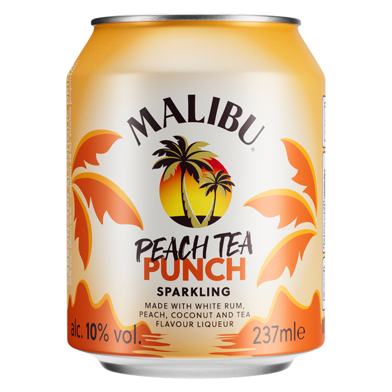 Malibu Punch Peach Tea, 237ml