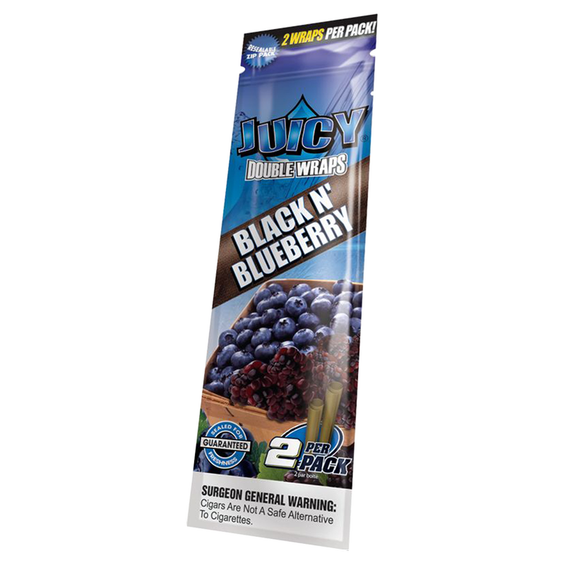 Juicy Black n Blueberry Double Wraps 2ct