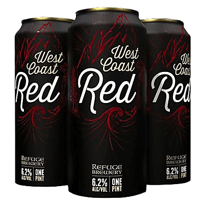 Refuge Brewery West Coast Red Ale (4PKC 16 OZ)