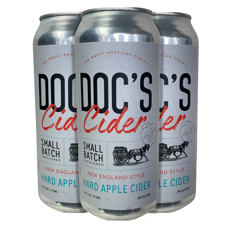 Doc’s Cider New England Style 4pk 16oz Can 6% ABV