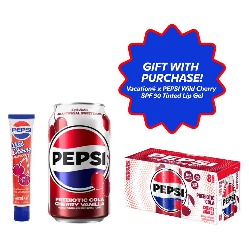 Pepsi Prebiotic Cola Cherry Vanilla 8pk + Gift With Purchase!