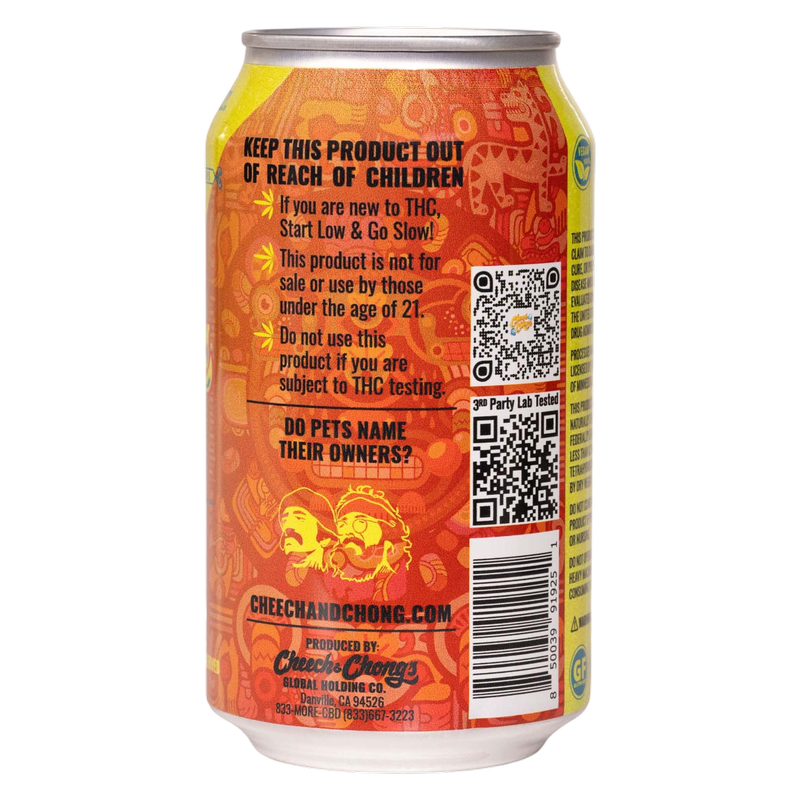 Cheech & Chong's 5mg THC High & Dry Citrus Sunrise Seltzer 12oz Can
