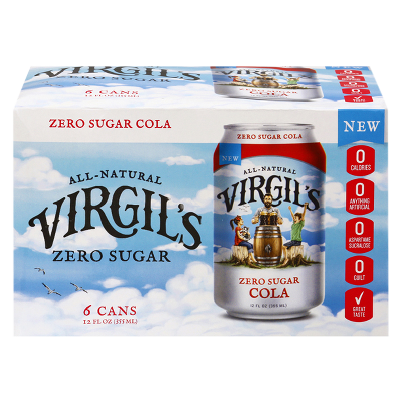 Virgil's Zero Cola 6pk 12oz Can