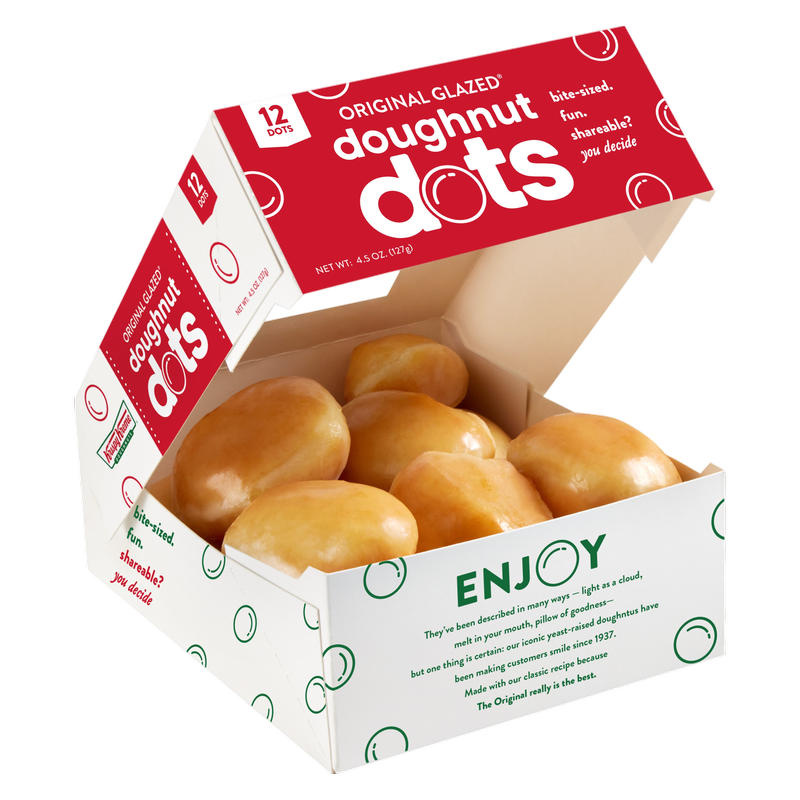Krispy Kreme Original Glazed Doughnut Dots - 12ct