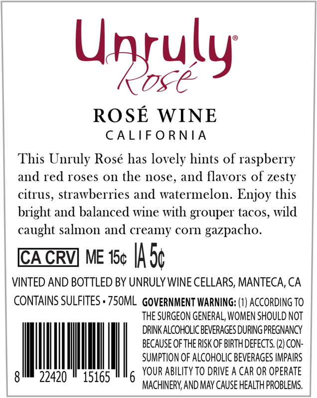 Unruly Rose 750ml