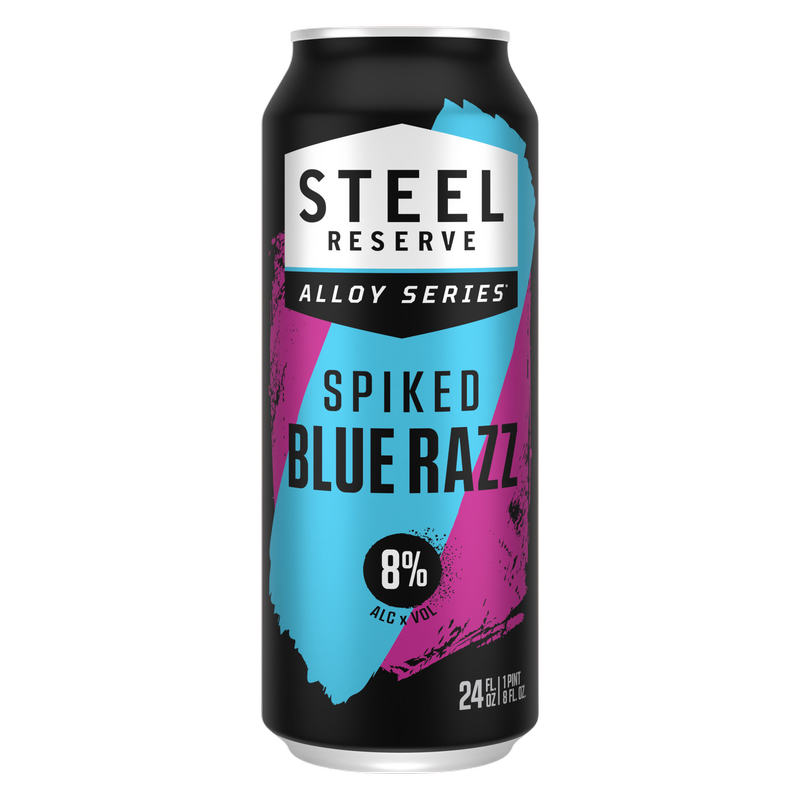 Steel Reserve Blue Razz Single 24oz Can