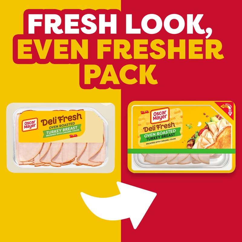 Oscar Mayer Deli Fresh Oven Roasted Turkey Breast Sliced Lunch Meat - 9oz