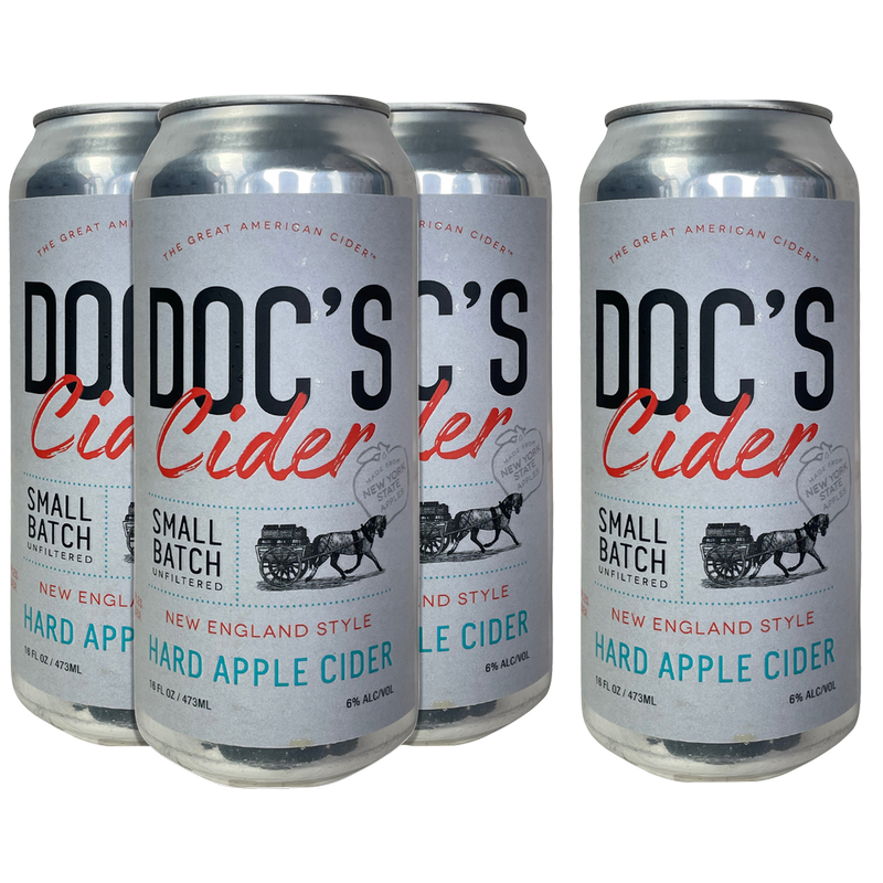Doc’s Cider New England Style 4pk 16oz Can 6% ABV