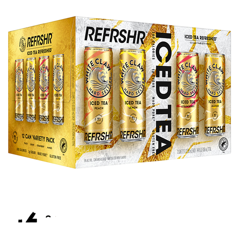 White Claw REFRSHR Iced Tea Variety 12pk 12oz Can 5.0% ABV