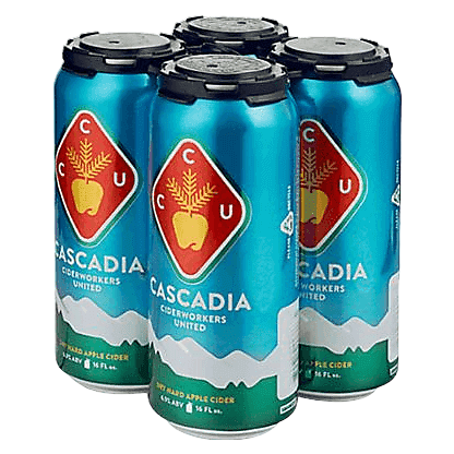 Cascadia Ciderworkers United Dry Cider 4pk 16oz Can