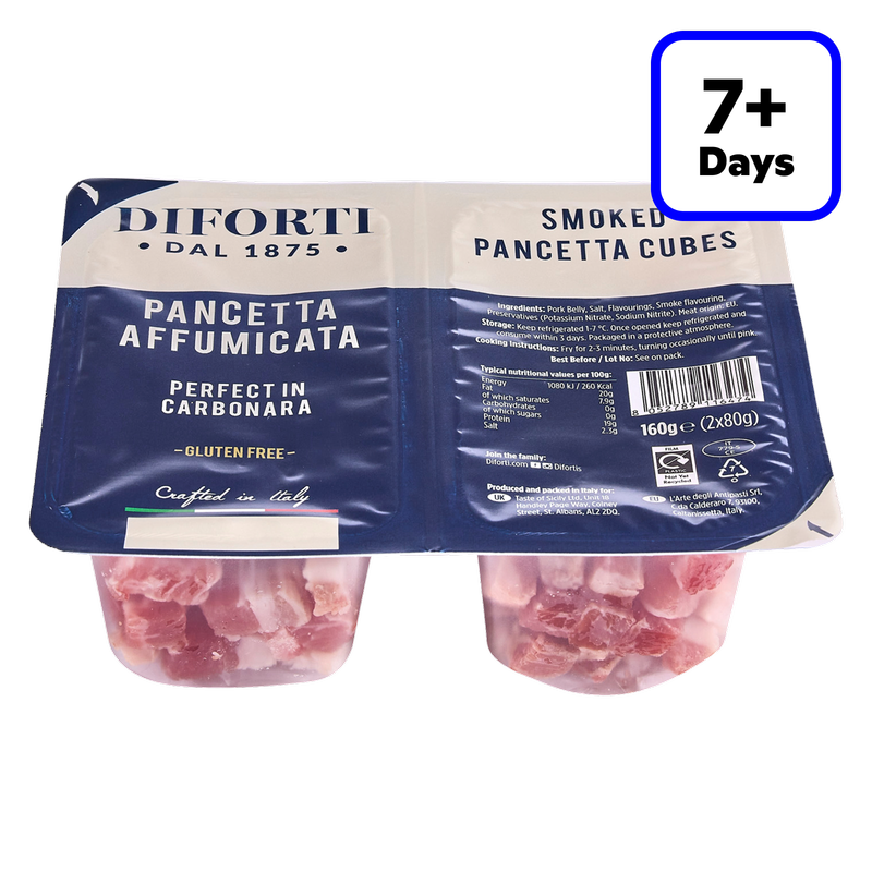 Diforti Smoked Pancetta Cubes, 160g