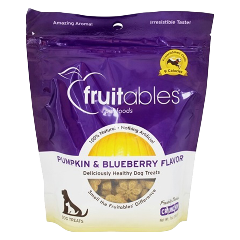 Fruitables Pumpkin & Blueberry Natural Dog Treats
