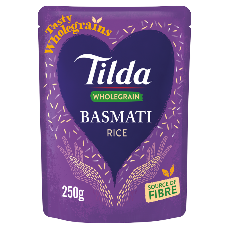 Tilda Microwave Brown Basmati Rice, 250g