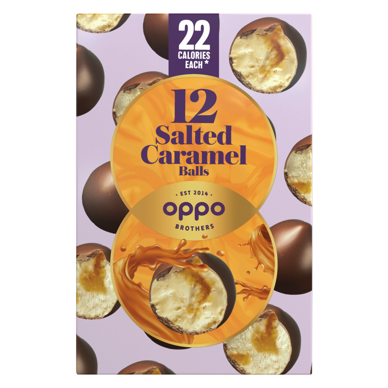 Oppo Brothers Salted Caramel Balls, 12 x 14ml