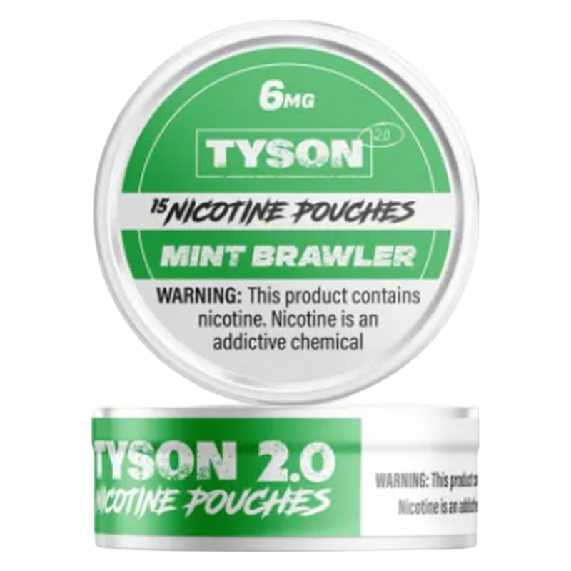 Heavy Bags Nicotine Pouch Mint Brawler 6mg Tin