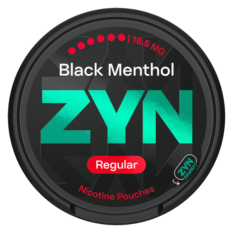 ZYN Black Menthol 16.5mg, 20pcs