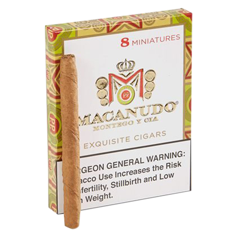 Macanudo Miniature Cigarillos 3.75in 8pk