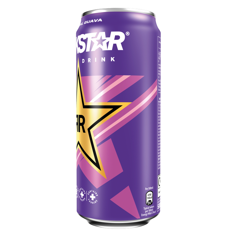 Rockstar Tropical Guava Energy Drink, 500ml