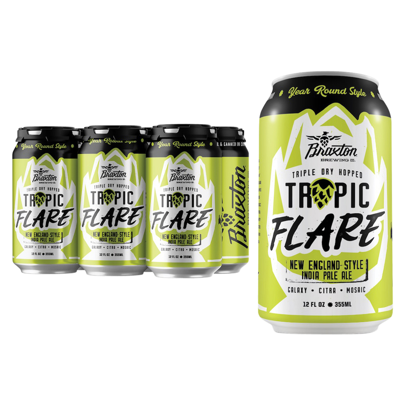 Braxton Brewing Co Tropic Flare New England IPA 6pk 12oz Can 6.8% ABV