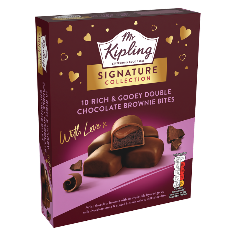 Mr Kipling Signature Gooey Chocolate Brownie Bites, 192g